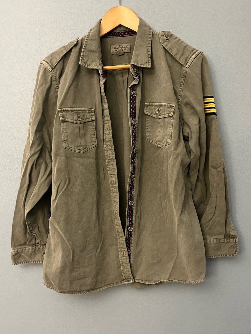 Weatherproof Military-Style Shacket